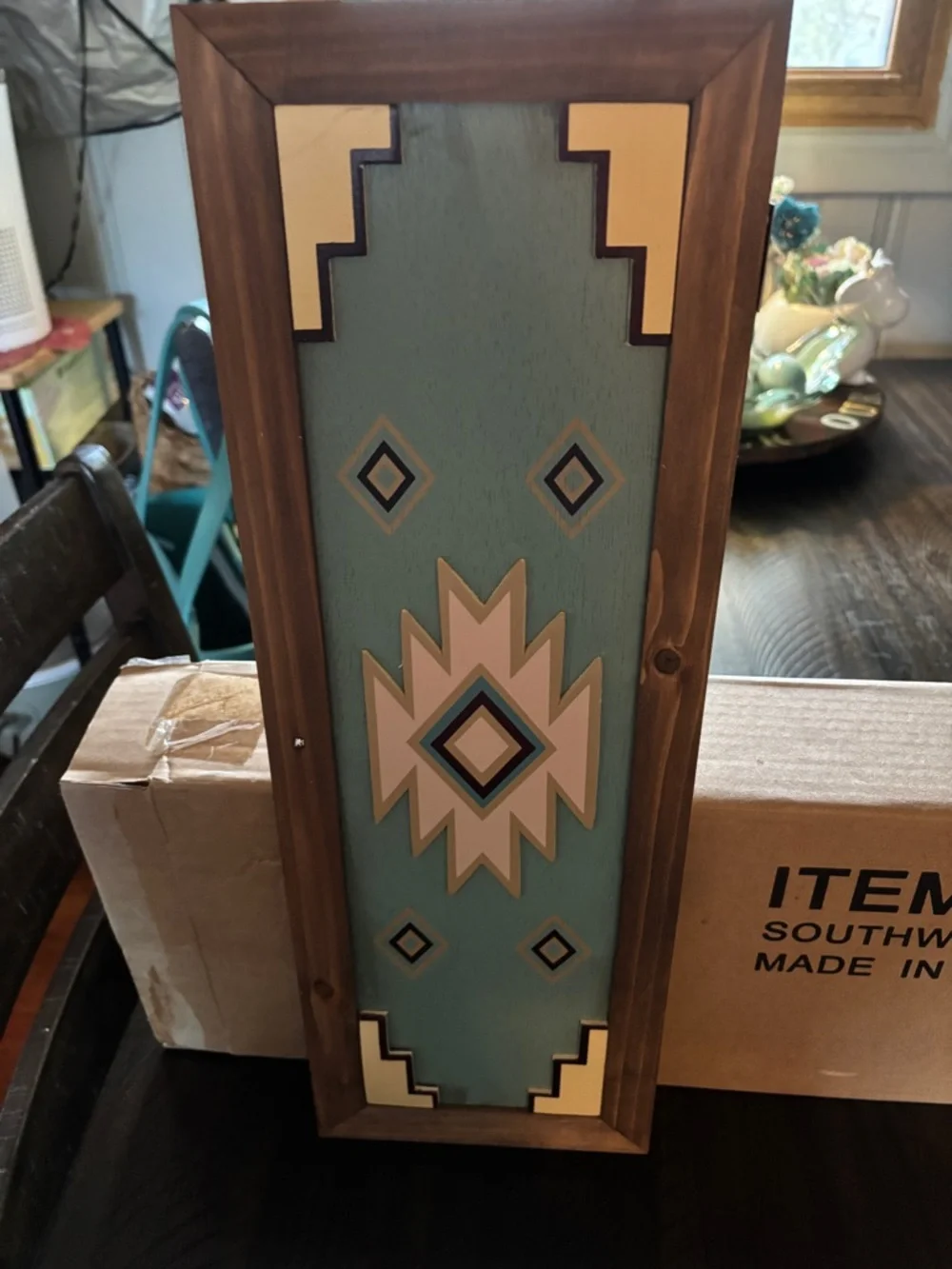 Decorative Southwestern TP Holder NIB Hardware included